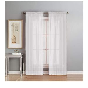 Sheer window panel set